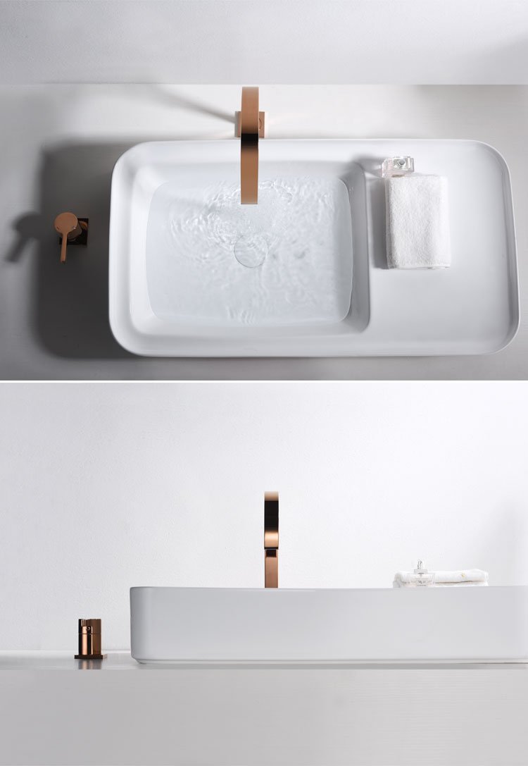 Raffo - Long-Spout Two-Hole Basin Faucet
