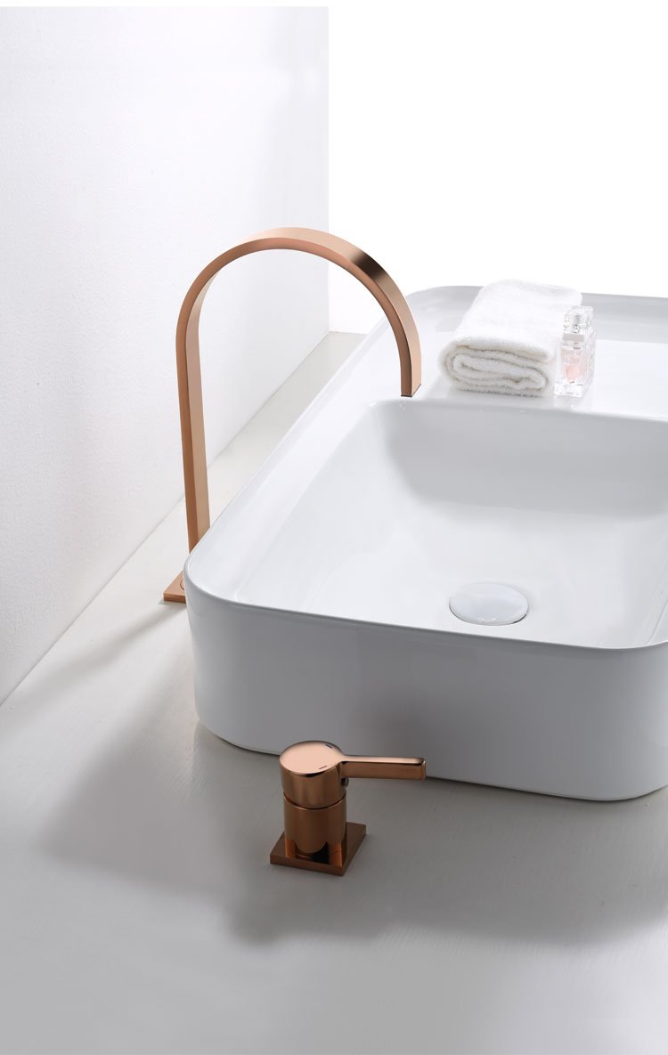 Raffo - Long-Spout Two-Hole Basin Faucet